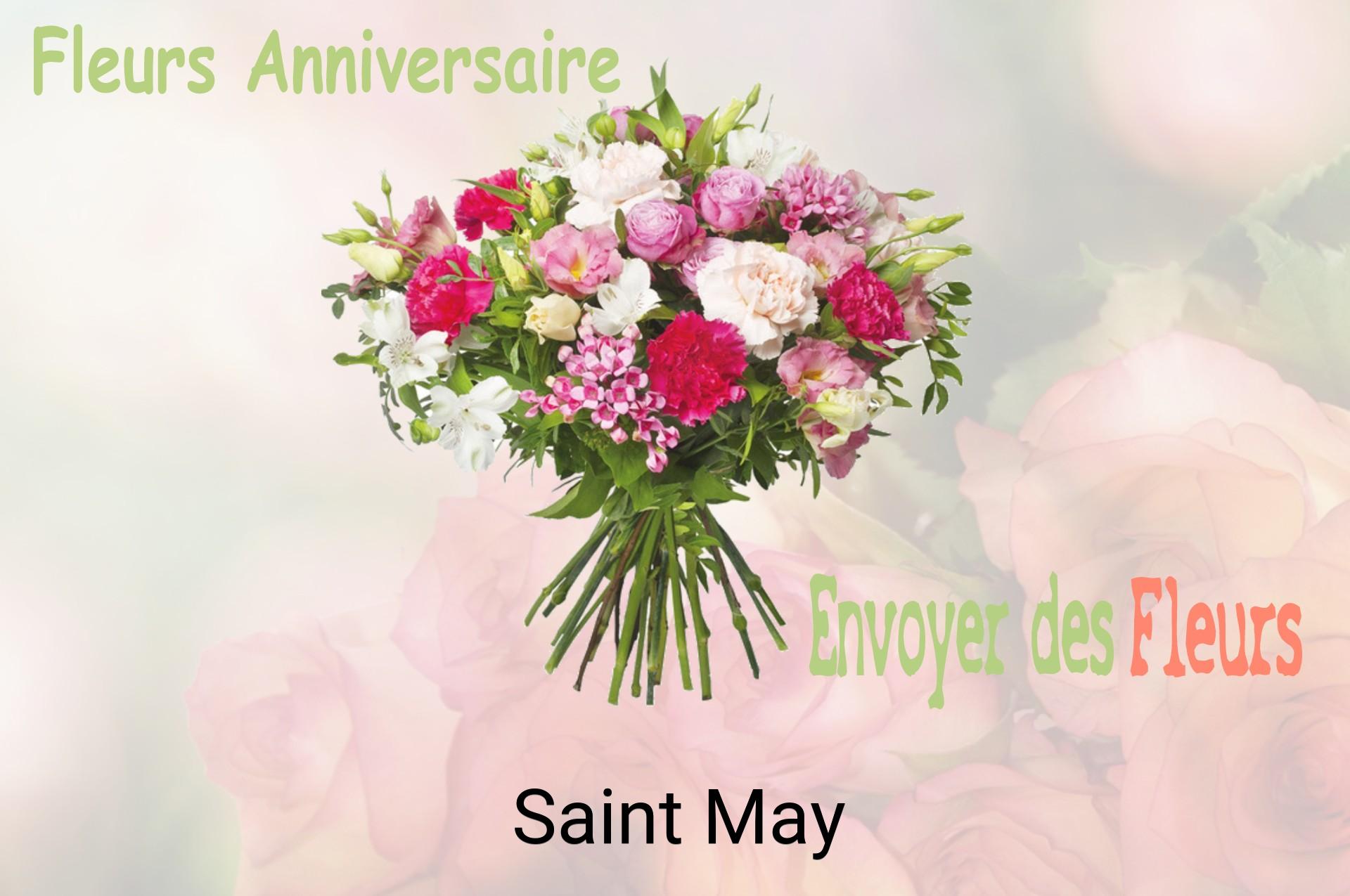 Bouquet de fleurs d’anniversaire livré à Saint-May